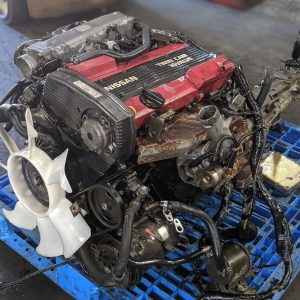 88-90 Nissan Silvia S13 1.8L Turbo Engine 5-speed Trans Loom & ECU JDM CA18DET 1